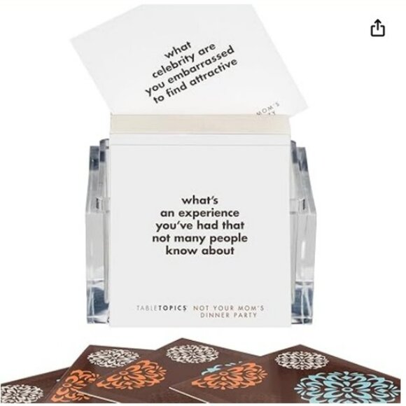TableTopics Not Your Mom's Dinner Party Question Card Game - Picture 2 of 3